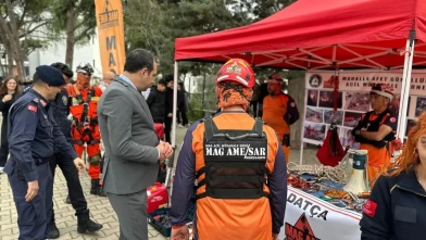 Datça’da Şehit Ersoy Yorulmaz Anadolu Lisesi’nde deprem tahliye tatbikatı yapıldı