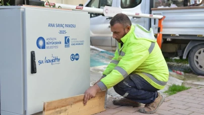 Antalya'da ASAT su kayıplarını önlemek için ana sayaç uygulaması başlattı