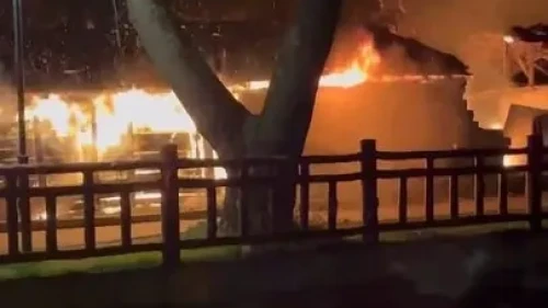 Bursa'nın İnegöl ilçesinde tek katlı evde çıkan yangın itfaiye müdahalesiyle söndürüldü