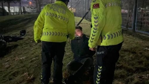 Kayseri’de alkollü sürücü polis ihtarını dinlemeyip kaçtı