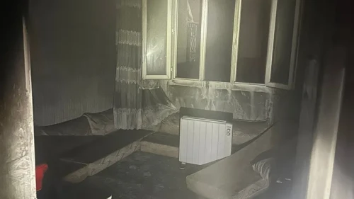 Hatay'da müstakil evde çıkan yangın itfaiye ekiplerince söndürüldü