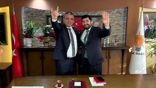 Etimesgut AK Parti İlçe Başkanı Şankazan’a MHP İlçe Başkanı Muratgül’den ziyaret