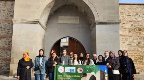 Sinop'ta üniversiteli gençler kültürel değerleri yerinde keşfetti