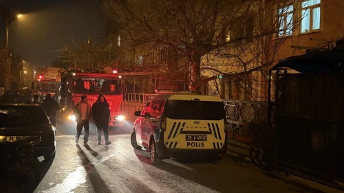 Kayseri'de mutfakta çıkan yangın itfaiye tarafından söndürüldü