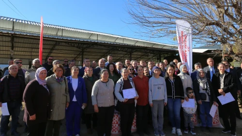 Ortaca’da süt sığırcılığı sağım hijyeni ve sanitasyon kursunu tamamlayan 30 üreticiye sertifika verildi