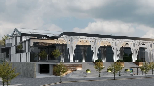 Bursa'da Piremir Gençlik ve Spor Merkezi çalışmaları tüm hızıyla devam ediyor