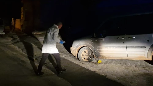 Karaman'da park halindeki araca benzin dökülerek ateşe verildi