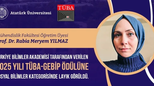 Atatürk Üniversitesi’nden Prof. Dr. Rabia Meryem Yılmaz’a üstün başarı ödülü