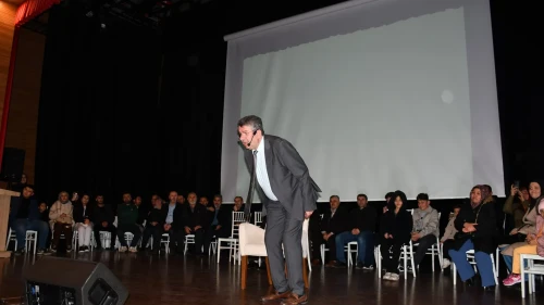 Vezirköprü'de mutlu aile mutlu çocuk söyleşisi büyük ilgi gördü