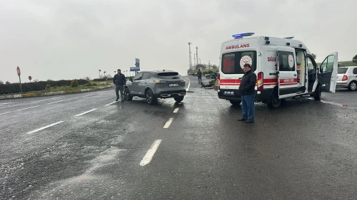 Muratlı ilçesinde trafik kazasında 1 kişi yaralandı