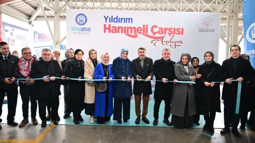 Yıldırım'da hanımeli çarşısı ile kadın girişimcilere sürdürülebilir gelir imkanı sunuldu