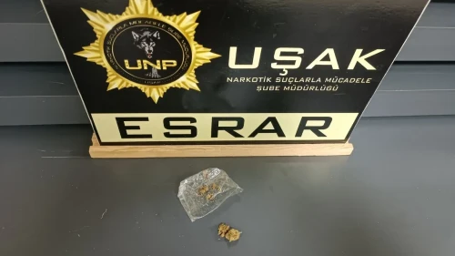 Uşak'ta uyuşturucu operasyonunda 3 kişi tutuklandı