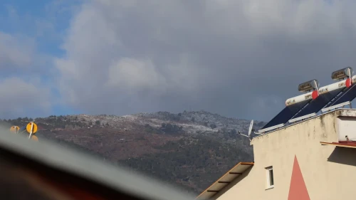 Aydın’ın yüksek kesimleri kar yağışıyla beyaza büründü