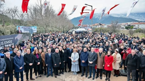 Denizli'de Yunus Emre Sosyal Tesisi'nin temeli törenle atıldı