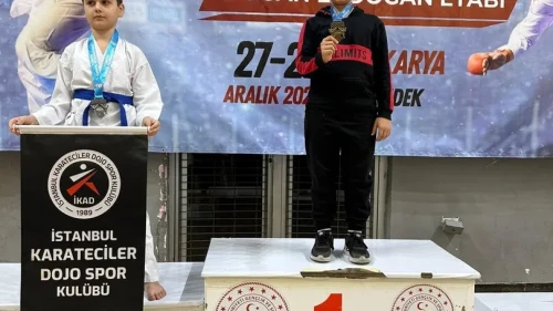 Düzceli karateciler Türkiye Yıldızlar Karate Ligi’nde madalyalarla döndü