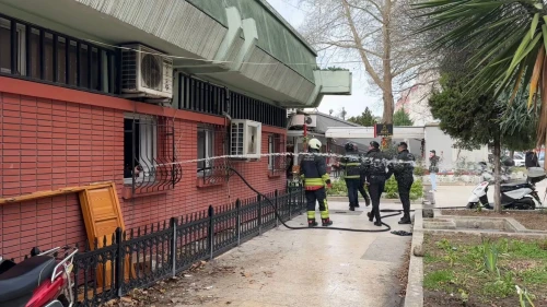 Samsun’da cuma namazı öncesi cami çarşısında yangın paniği yaşandı