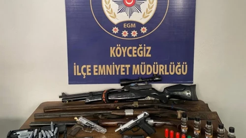 Muğla’da 2025 yılında 299 ruhsatsız tabanca ele geçirildi