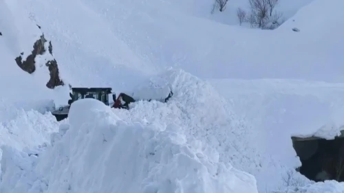 Batman'ın Sason ilçesinde kar nedeniyle kapanan mezra yolları ulaşıma açıldı