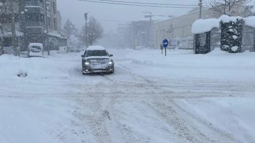 Bolu’da motosiklet ve scooterların trafiğe çıkışı buzlanma nedeniyle yasaklandı