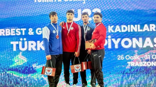 U23 Grekoromen Güreş Türkiye Şampiyonası'nda ikinci günün madalyaları sahiplerini buldu