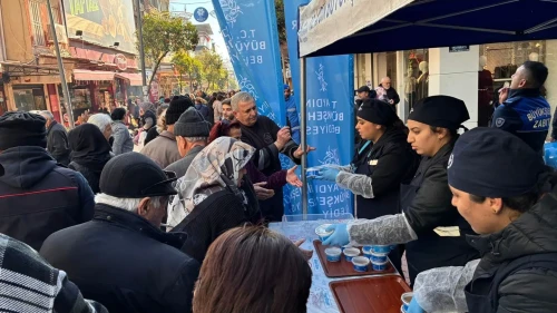 Aydın Büyükşehir Belediyesi Miraç Kandili’nde helva hayrı yaptı