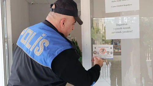 Kozan’da polis ekipleri siber suçlar ve şiddete karşı bilgilendirme yaptı