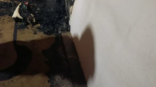 Van'da ev yangını itfaiye ekiplerince söndürüldü