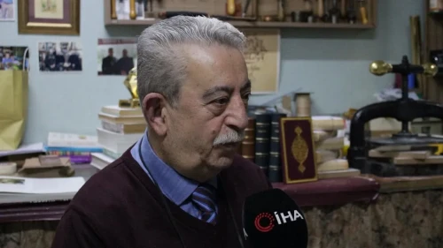 Kültür ve Turizm Bakanlığı’ndan 60 yıllık mücellit ustası Mehmet Karslı’ya Yaşayan İnsan Hazineleri