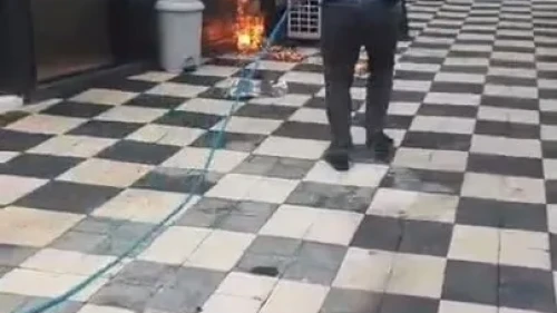 Bursa'nın İnegöl ilçesinde yazlık evde çıkan yangın paniğe neden oldu