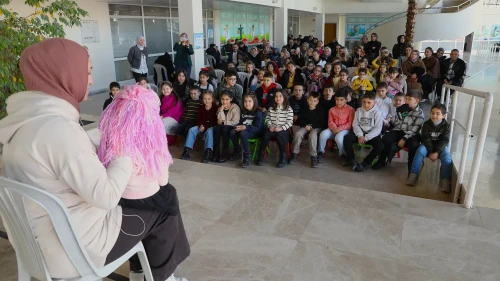 Keçiören’de çocuk eğitim merkezi öğrencilerinden Sanatsal Yolculuk Sergisi