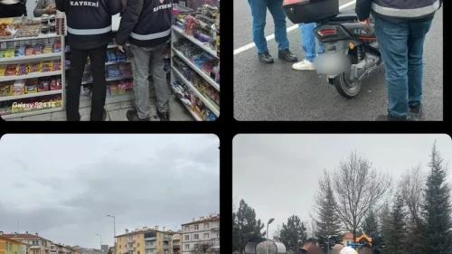 Kayseri'de okul çevresinde 642 şahıs sorgulanırken 179 bin lira ceza kesildi