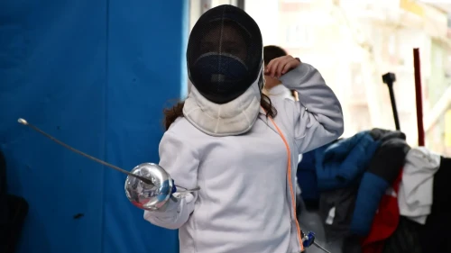 Afyonkarahisar'da okul sporları kapsamında düzenlenen eskrim müsabakaları sona erdi