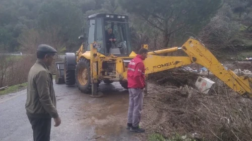 Söke'de sel sularına kapılan 46 küçükbaş hayvan telef oldu