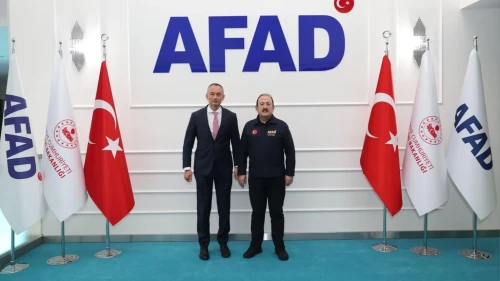 AFAD Başkanı Pehlivan Gazze Barış Kurulu Yüksek Temsilcisi Mladenov’u kabul etti