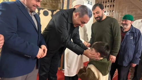 Sungurlu Belediye Başkanı Muhsin Dere kandil simidi ikram etti