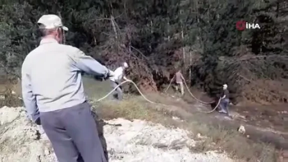 Bolu’da Orman Yangınına 5 Saat Sonra Müdahale Devam Ediyor