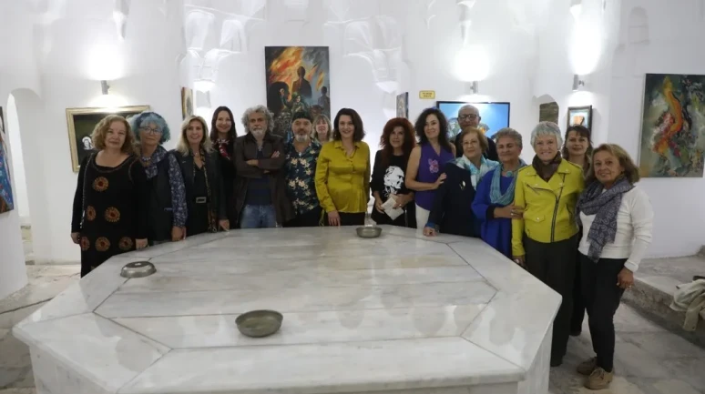 Muğla'da Uluslararası Ekim Geçidi sergisi sanatseverlerle buluştu