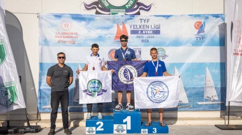 Bodrum'da TYF Yelken Ligi Ilca 2. ayak yıldızlar kupası ödül töreniyle sona erdi