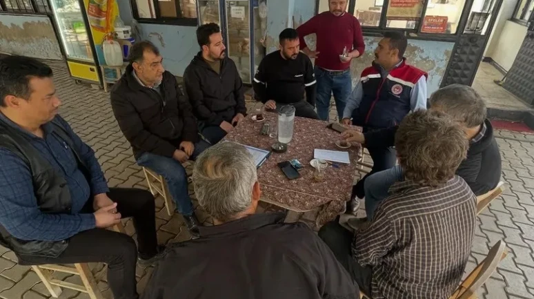 Köşk’te çiftçilere şap hastalığı ve zeytin zararlıları hakkında bilgi verildi