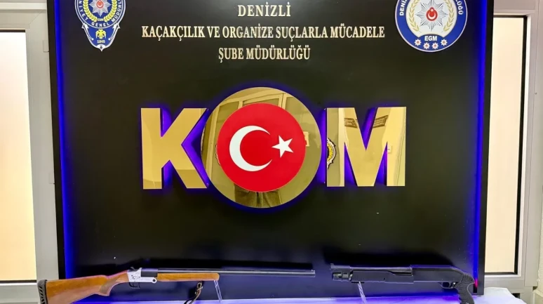 Denizli’de Kaçak Silah Operasyonunda Üç Şüpheli Yakalandı