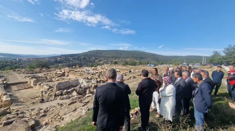 Muğla'nın Kavaklıdere ilçesinde, 4 bin yıllık Hyllarima Antik Kenti'nde geleneksel zeytin hasadı