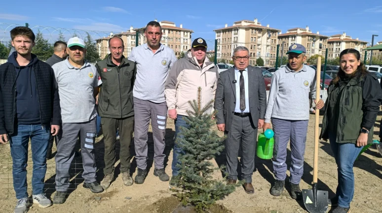 Afyonkarahisar'da binlerce fidan toprakla buluştu