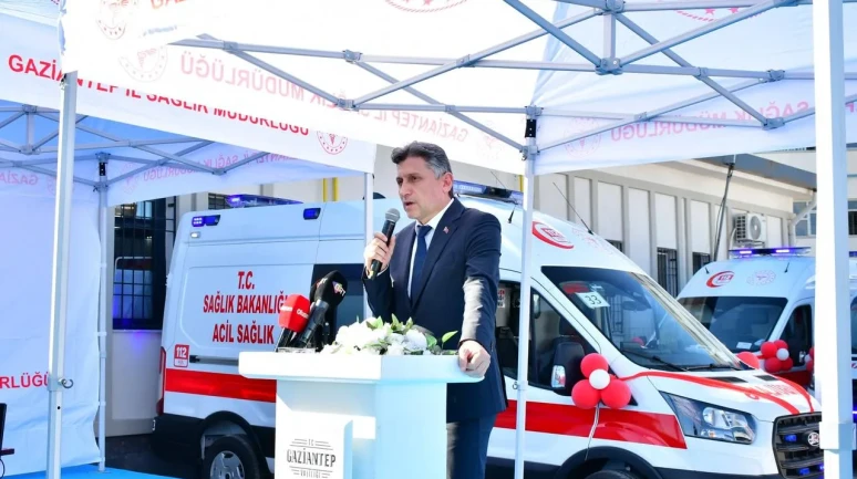Sağlık Bakanlığı Gaziantep'e 16 yeni ambulans tahsis etti
