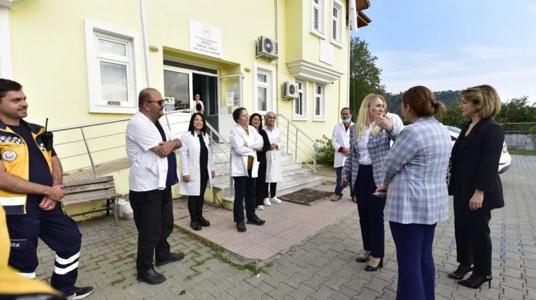 Muğla'da Ortaca ilçesindeki sağlık tesislerinde inceleme yapıldı