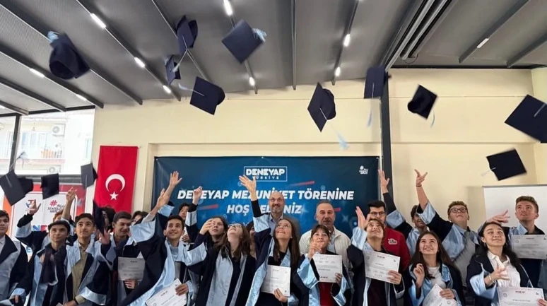 Aydın'da Deneyap Teknoloji Atölyesi'nden 59 genç mucit mezun oldu
