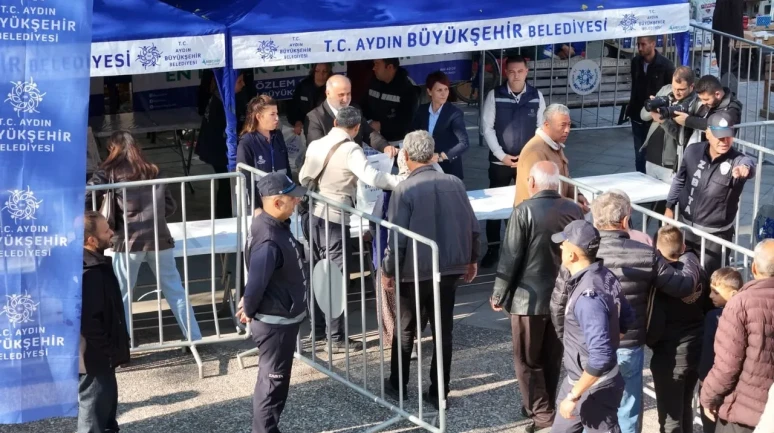 Aydın'da İncirliova’da kışlık fideler vatandaşlara dağıtıldı