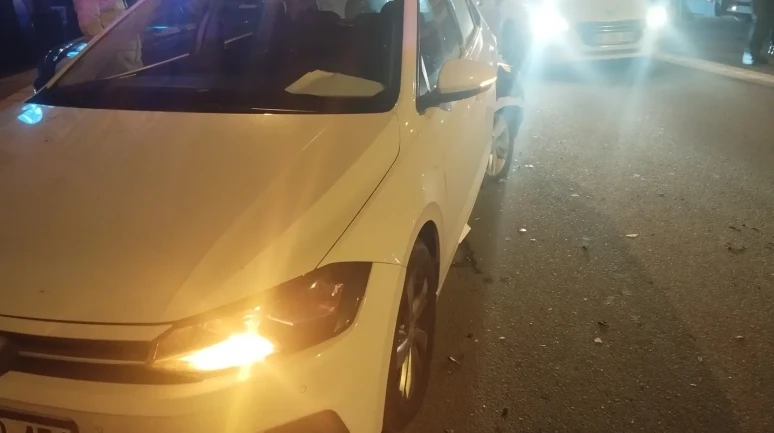 Ankara'nın Çankaya ilçesinde otomobil kazasında bir kişi yaralandı