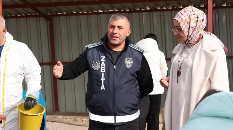 Bünyan’da öğrenciler sokak hayvanları için doğal yaşam alanını ziyaret etti