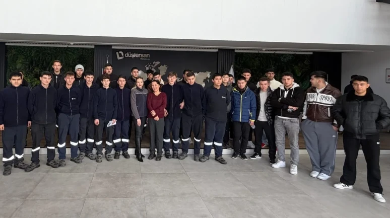 Eskişehir'de meslek lisesi öğrencileri üretim süreçlerini yerinde öğreniyor