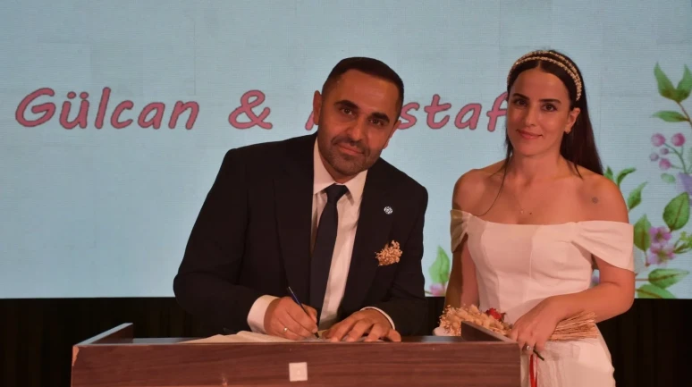 Germencik'te bir yılda 310 çift mutluluğa evet dedi